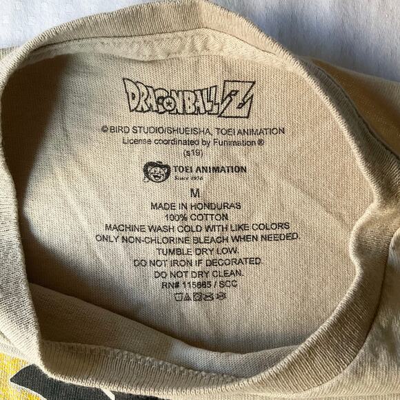 DragonBallZ Men’s Short Sleeve T-shirt size M, Green, Goku Sudoku - Picture 5 of 7